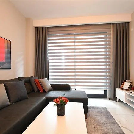 Апартаменты 0017 White Sail Cozy 1-bedroom Steps From Yekta Mall In Mahmutlar, Алания